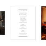 Restaurant logo and menu designs